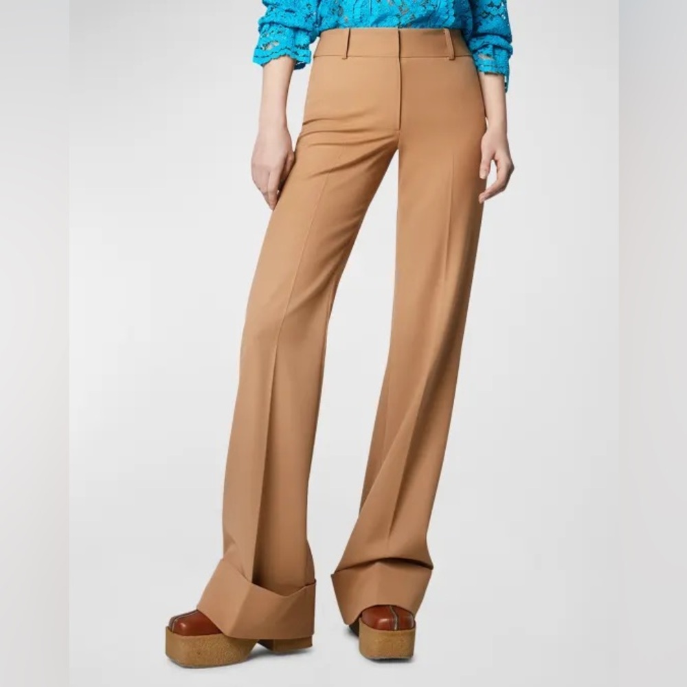 NWT Smythe (2) Cuffed Wide Leg Pant in Camel